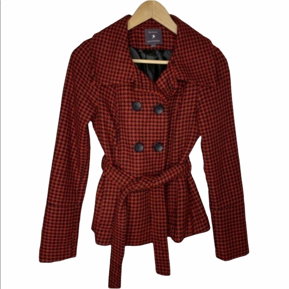 Forever 21 Womens Houndstooth Jacket Small